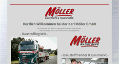 Desktop Screenshot of moellerbaustoffe.de