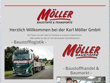 Tablet Screenshot of moellerbaustoffe.de